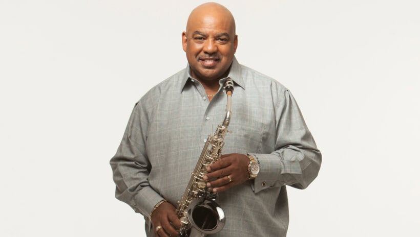 Gerald Albright with saxophone