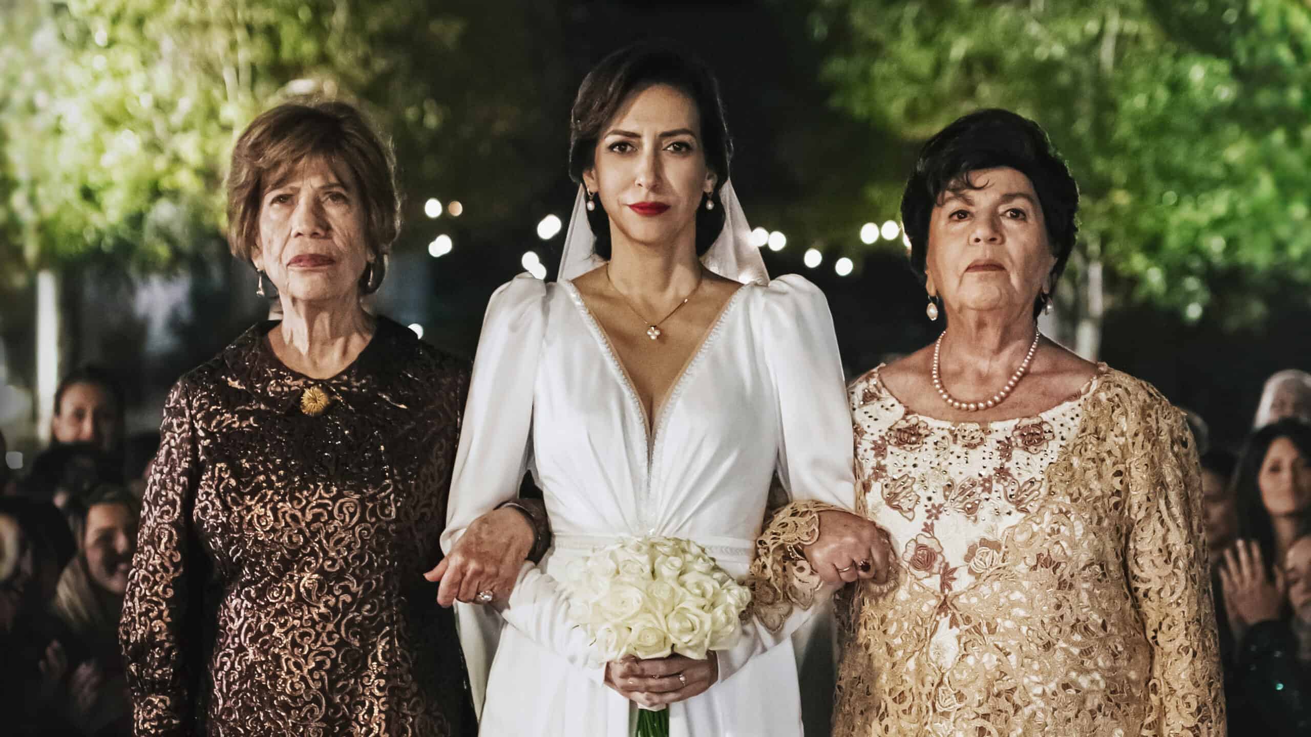 three generations of israeli women at wedding